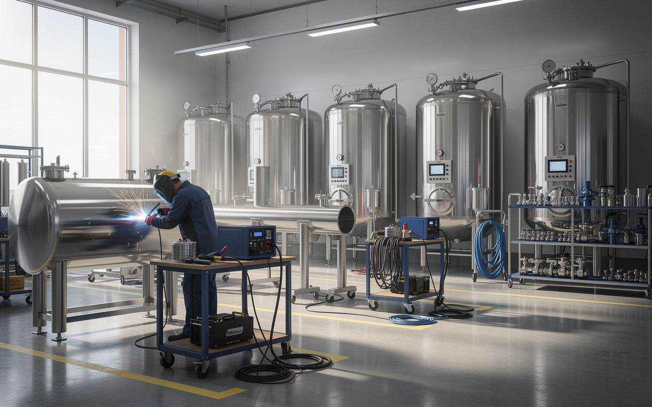 Das Blog bietet praxisnahe Einblicke in Behälterbau, Apparatebau und Schweißkonstruktionen aus Stahl, Edelstahl und Aluminium für industrielle Anwendungen. Im Mittelpunkt stehen Planung, Konstruktion, Fertigung sowie die relevanten AD2000- und DIN EN-Normen für Druckbehälter, Lagertanks und Sonderanfertigungen. Besonders adressiert werden Qualitätsanforderungen und Schweißverfahren (MAG, MIG, WIG) für die Chemie-, Pharma- und Lebensmittelindustrie.